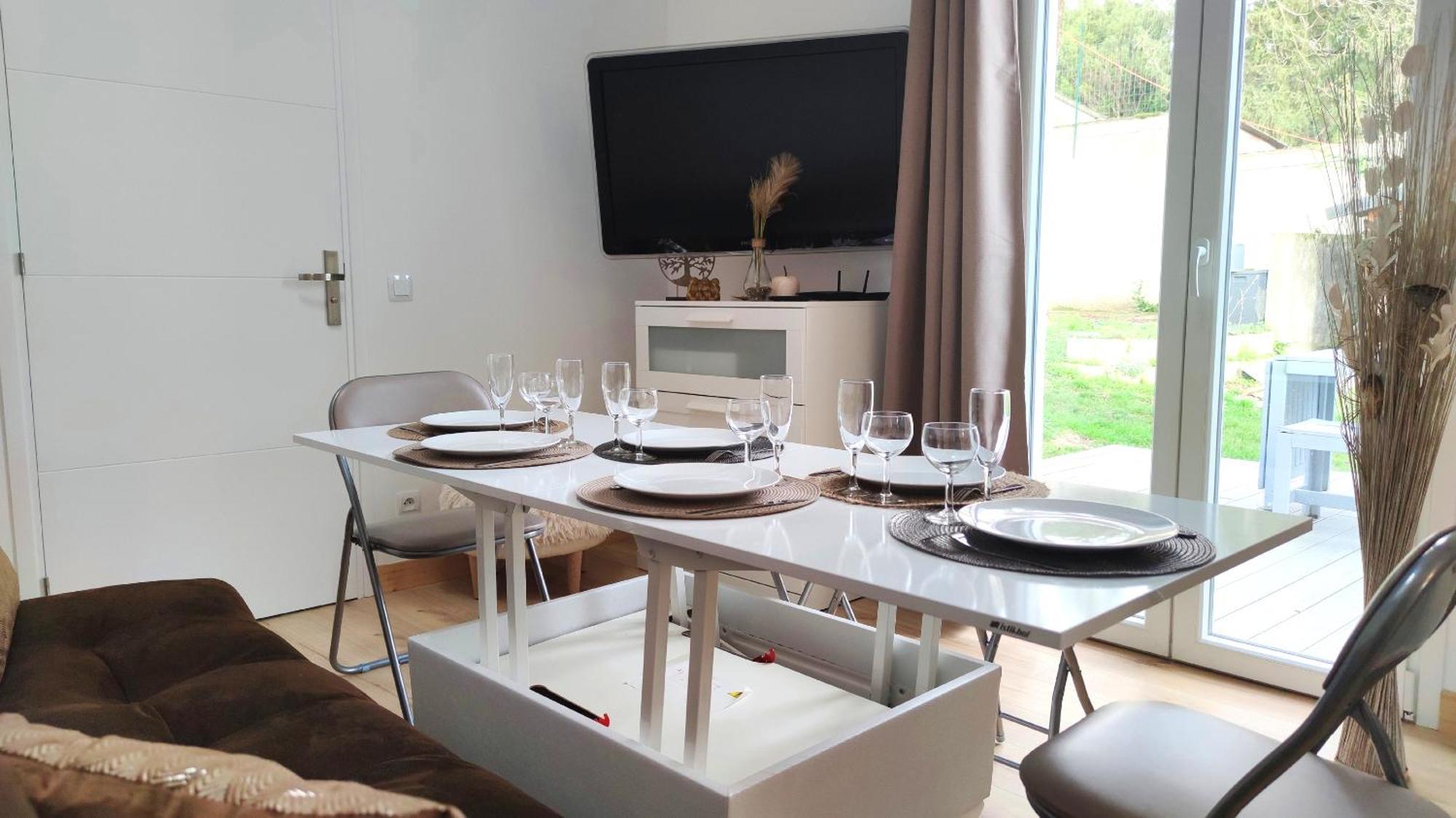 The Little Oak - Tiny House With Bed On Mezzanine & Terrace - From 1 To 4 P Disney, Paris & Cdg Pomponne Екстер'єр фото